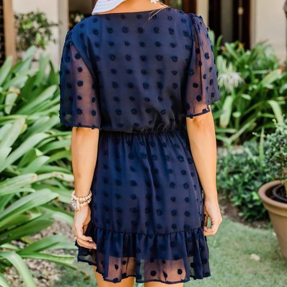 MINI Dress with Ruffles - Picture 4 of 7